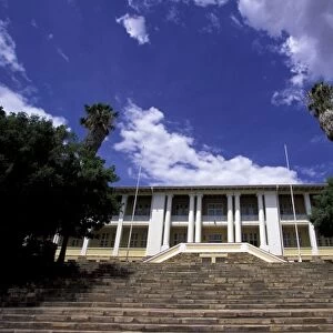 Africa, Namibia, Windhoek. Tintenpalast Ink Palace, Namibian parliament