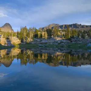 Alaska Basin Pothole Lake, Teton Canyon, Targhee National Forest, Idaho, alpine