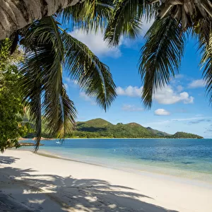 Anse Government beach at Hotel L Archipel Resort, Praslin, Republic of Seychelles