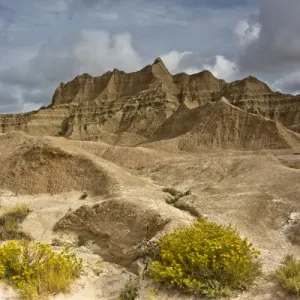 Approaching storm, Castle Trail, Badlands National Park, South Dakota