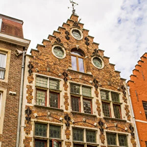 Architecture in Bruges, West Flanders, Belgium