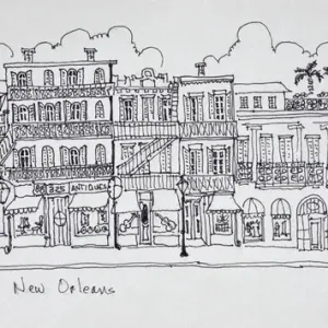 Royal Street French Quarter Print Royal Street French Quarter Print