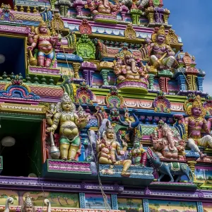 The Arul Mihu Navasakthi Vinayagar Hindu Temple Print, Seychelles The Arul Mihu Navasakthi Vinayagar Hindu Temple Print, Seychelles