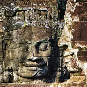 Asia; Cambodia; Angkor Watt; Siem Reap; Faces of the Bayon Temple Asia; Cambodia; Angkor Watt; Siem Reap; Faces of the Bayon Temple