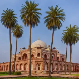 Asia. India. Exterior view of Humayuns Tomb in New Dehli Asia. India. Exterior view of Humayuns Tomb in New Dehli