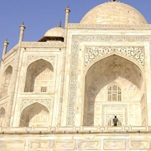 Asia, India, Uttar Pradesh, Agra. The Taj Mahal. A UNESCO World Heritage Site