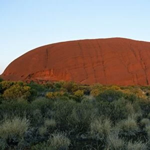 Australia, Uluru, Ayers Rock, sandstone massif, sunrise
