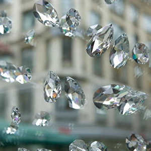 AUSTRIA-Vienna: Artificial Diamonds in Storefront Karntner Strasse