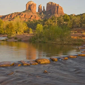 AZ, Arizona, Sedona, Crescent Moon Recreation Area, Red Rock Crossing; Oak Creek