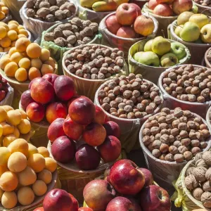 Azerbaijan, Vandam. Fruit market Azerbaijan, Vandam. Fruit market