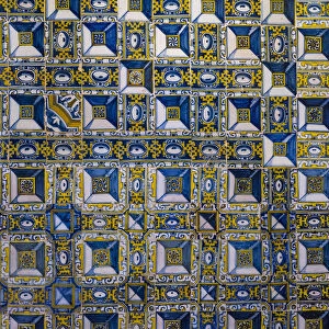 Azulejo in the Convent of Christ, Convento de Cristo, in Tomar