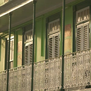 BARBADOS, Bridgetown, Ornamental Balcony, James Street