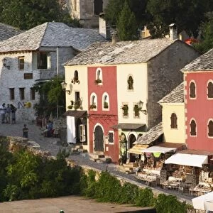 Bazar street Kujundziluk. Historic town of Mostar. Federation Bosne i Hercegovine