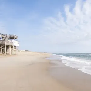 Beach near Kitty Hawk, Outer Banks, North Carolina, USA