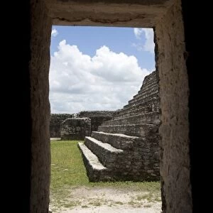 Belize, looking at Mayan ruins