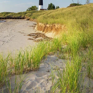 Big Sable Point Lighthouse on the eastern shore of Lake, Michigan