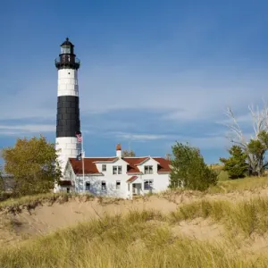Big Sable Point Lighthouse Print on Canvas Big Sable Point Lighthouse Print on Canvas