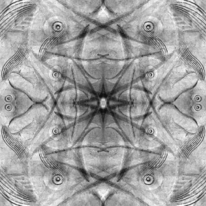 Black and white of kaleidoscope abstract Black and white of kaleidoscope abstract