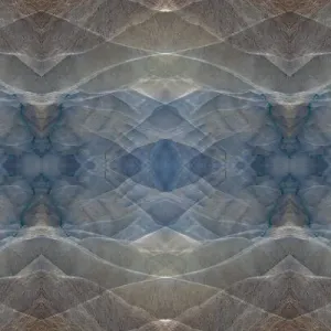 Blue and Brown Abstract Panoramic Print Blue and Brown Abstract Panoramic Print