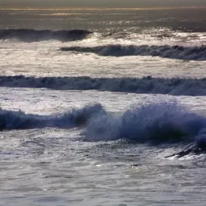 Blue Waves Pacific Ocean San Francisco California Blue Waves Pacific Ocean San Francisco California