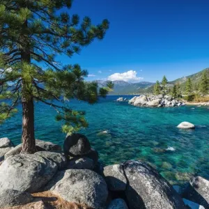 Sand Harbor State Park Print: Boulders and Cove at Lake Tahoe Sand Harbor State Park Print: Boulders and Cove at Lake Tahoe