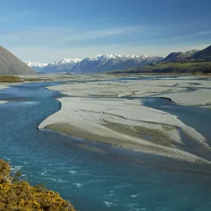 Rakaia River Braided Streams Print Rakaia River Braided Streams Print