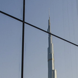 Burj Khalifa the tallest building in the world downtown Dubai, United Arab Emirates (UAE)