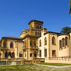 Ca d Zan Terrace and Mansion from the South