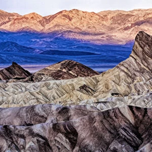 California; Zabriskie Point; Death Valley National Park; Death Valley; USA