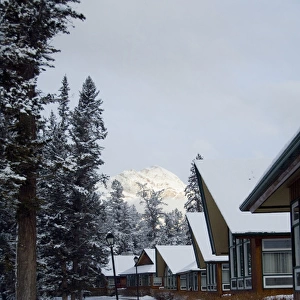 Canada, Alberta, Jasper, Jasper NP. Fairmont Jasper Park Lodge cabins