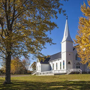 Canada, New Brunswick, Northumberland Strait, Shemogue. Eglise St-Timothee church