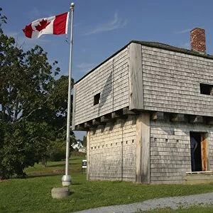 Canada, New Brunswick, St Andrews. St. Andrews Blockhouse National Historic Site