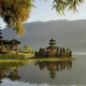 Candikuning Temple, Lake Bratan, Bali, Indonesia