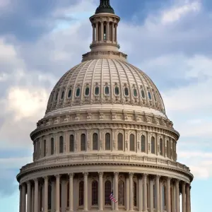 Cupola del Capitolo degli Stati Uniti Camera dei Rappresentanti Senato degli Stati Uniti Congresso Washington DC