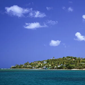 Caribbean, Puerto Rico, Viegues Island. The bay at Isabel Segunda. Credit as: Dennis