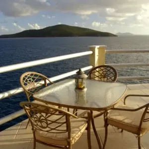 Caribbean Print - St. Thomas Villa Deck View Caribbean Print - St. Thomas Villa Deck View
