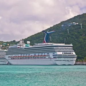 Carnival Cruise Line ships Truimph and Glory"