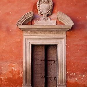 Castelnuovo di Garfagnana, Tuscany, Italy - An ornate, old world doorway