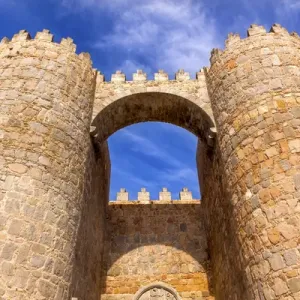Avila Castle Town Walls Arch Gate Print Avila Castle Town Walls Arch Gate Print