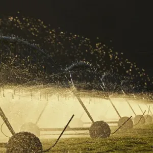 Centre Pivot Irrigation Print, Twizel, New Zealand Centre Pivot Irrigation Print, Twizel, New Zealand