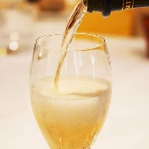 A champagne glass