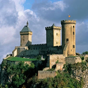 Chateau Comtal (Chateau of the Counts of Foix). Foix; Ariege; France