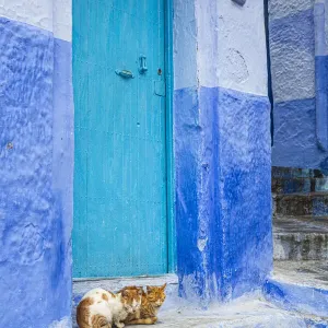 Chefchaouen, Morocco. Moroccan architecture