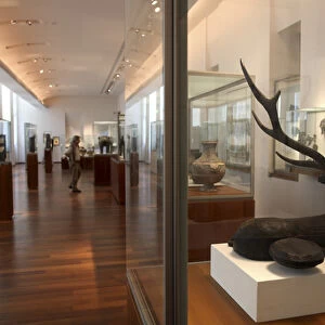 Chinese ancient art exhibition in Musee Guimet des Arts Asiatiques. Paris. France