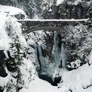 Christine Falls, Mount Rainier National Park, Washington. US