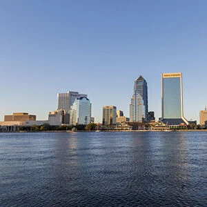 City skyline and St. Johns River, Jacksonville, Florida
