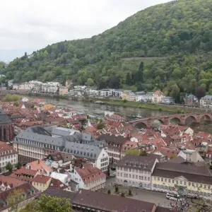 Heidelberg Castle City View Print Heidelberg Castle City View Print