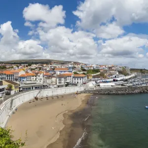 Cityscape. Capital Angra do Heroismo historic center (UNESCO World Heritage Site)