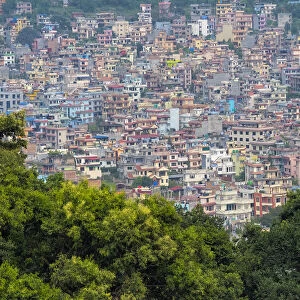 Cityscape of Kathmandu in Kathmandu Valley, Nepal