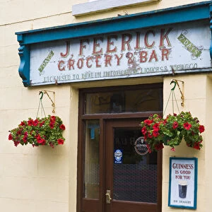 Clonbur, Ireland. A Grocery Store and Pub